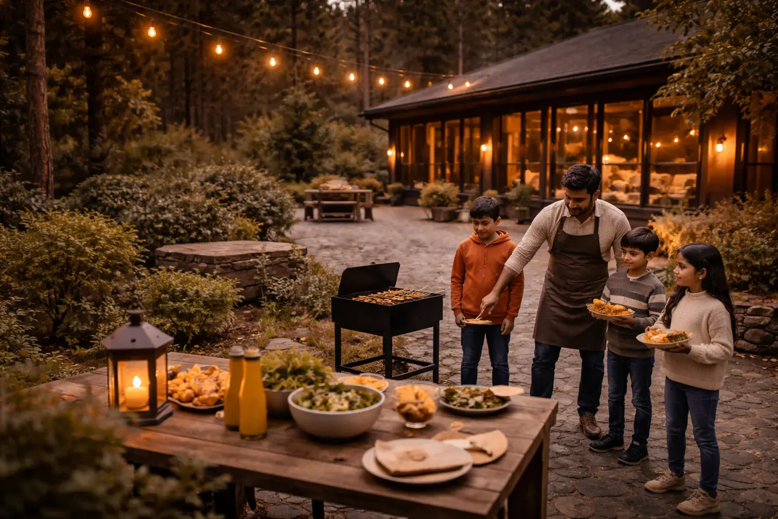 Family gatherings and bonfire evenings at your private weekend retreat